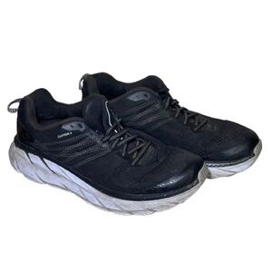 HOKA Women’s Clifton 6 Black Sneakers Shoes